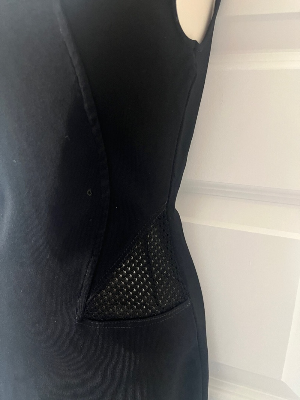 Zara Black Mini Dress with Square Neck - Picture 4 of 11